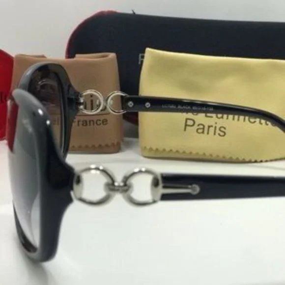 2 for 1 Summer Sale Le Chic Sunglass Black & Brown - Picture 4 of 6